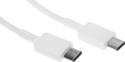 Кабель Samsung EP-DA705, USB Type-C (m) - USB Type-C (m), 1м, белый