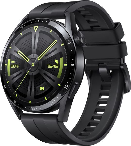 Смарт-часы Huawei Watch GT 3 46мм,  1.43",  черный/черный [55028464]