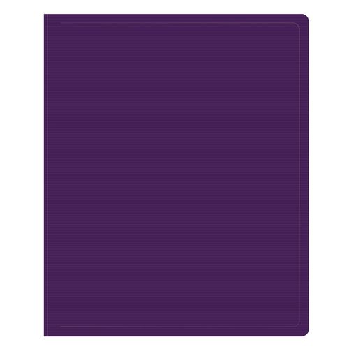 Папка на кольцах Бюрократ ДеЛюкс DL0740/2BBERRY, 2шт колец, О-образные, A4, 32мм корешок, пластик, 0.7мм, черничный 14 шт./кор.
