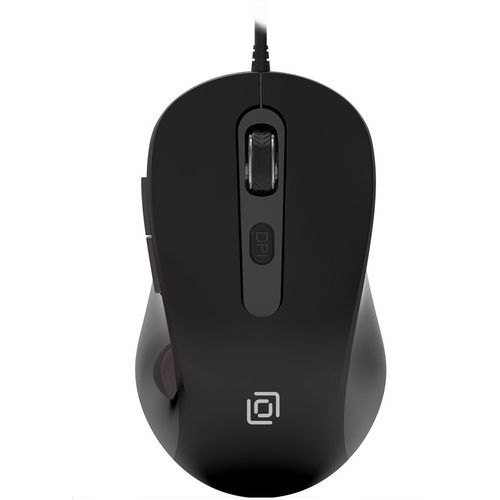 Мышь проводная Oklick 211M, оптическая, USB, 2400dpi, черный