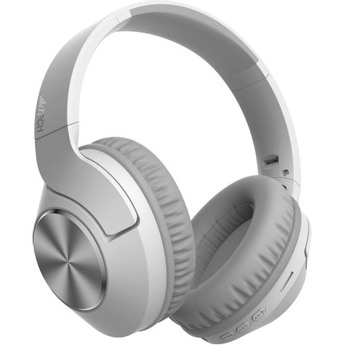 Наушники A4TECH 2Drumtek BH300, Bluetooth, мониторные, белый/серый [bh300 grayish white]