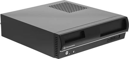Корпус mATX Thermaltake SD200 VK72721N2U, HTPC, 270Вт, черный