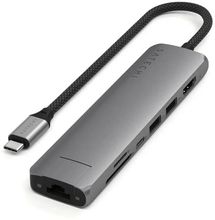 Изображение товара Адаптер SATECHI USB Type-C — HDMI f, 0.17 м, серый