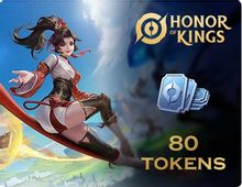 Изображение товара Пополнение игровой валюты HONOR OF KINGS 80 Tokens - код активации для ПК и мобильных устройств