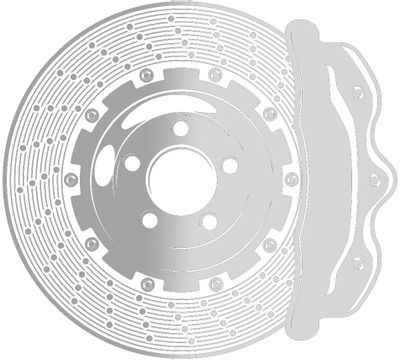 Тормозной диск Toyota 43512-42100, передний – купить в Ситилинк | 1667941