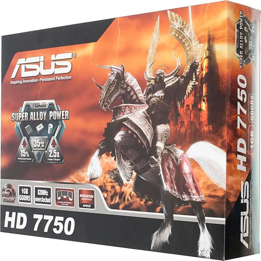 ASUS AMD Radeon HD 7750 1 GDDR5 Ret hd7750 1gd5 v2 676370