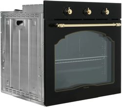 Духовой шкаф электрический Ardo BO58RA2,  79л,  черный/золотистый
