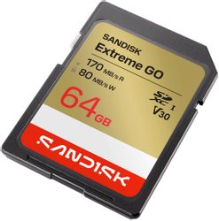 Карта памяти SDXC UHS-I Sandisk Extreme Go 64 ГБ