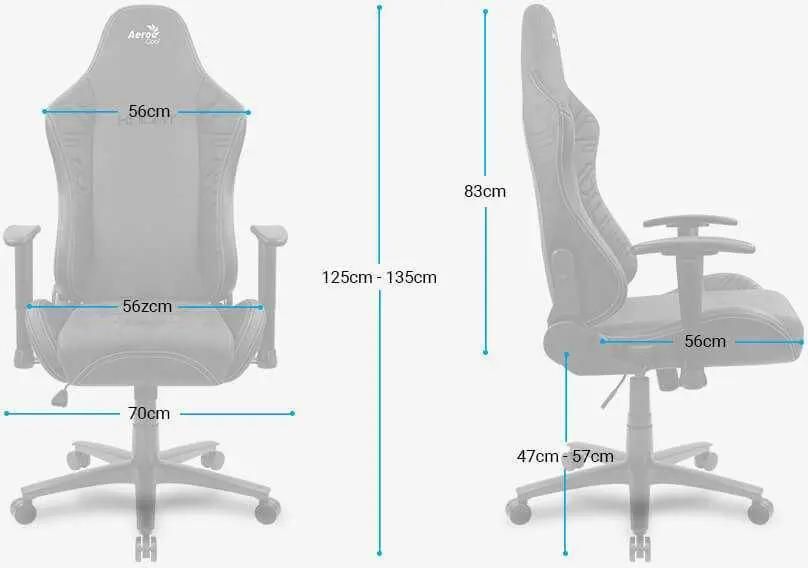 Aerocool KNIGHT FUZE DUSK Steel Blue 1166021