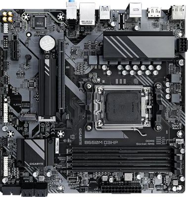 Материнская плата Gigabyte B650M D3HP, SocketAM5, AMD B650, mATX, Ret