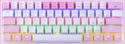 Клавиатура Redragon Fizz, проводная, механическая, розовый