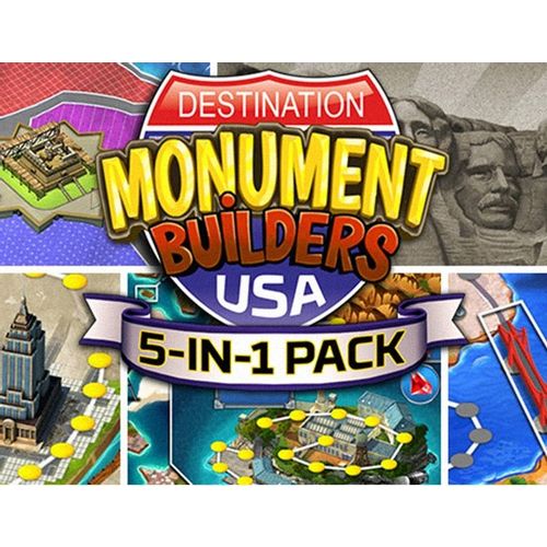 Игра MICROIDS 5-in-1 Pack - Monument Builders: Destination USA, для ПК, регион: Россия,СНГ, английская версия