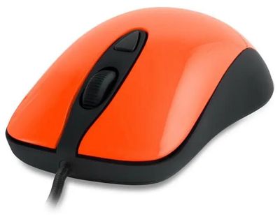 Мышь SteelSeries Kinzu v2, игровая, оптическая, проводная, USB, оранжевый и черный [62024]
