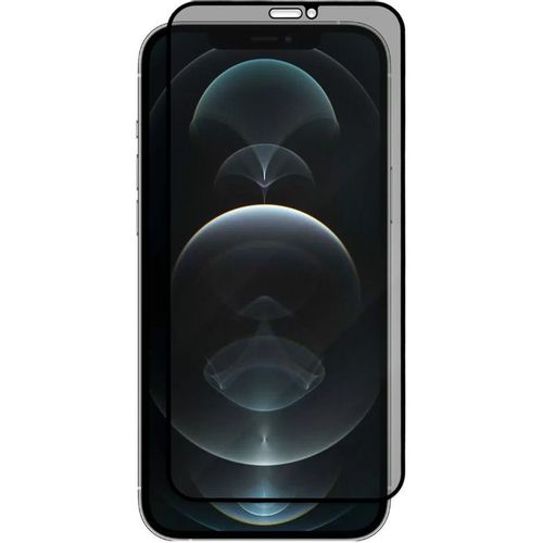 Защитное стекло для экрана ZIBELINO для Apple iPhone 12 Pro Max антиблик, 3D, 1 шт, черный [ztg-3d-pr-apl-12-pro-max-blk]