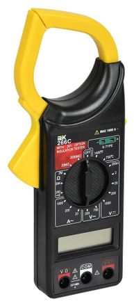 Клещи токоизмерительные IEK Expert 266C, измер.ток: переменный [tcm-1c-266]