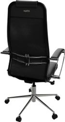 Кресло МЕТТА ErgoLife Set 16, сетка/экокожа, до 150кг,  черный