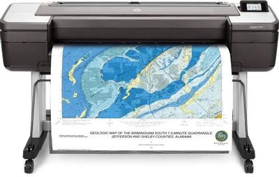 Плоттер HP Designjet T1700dr Postscript Printer,  44" [1vd88a]