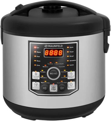Мультиварка MAUNFELD MPMC-1624S, 860Вт, нержавеющая сталь [ка-00016503 ...