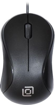 Мышь проводная Oklick 115S, оптическая, USB, 1200dpi, черный [711636]