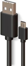 Изображение товара Кабель BORASCO micro USB USB 2.0 2м 2A черный