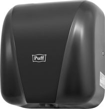Изображение товара Сушилка для рук PUFF 8885 черная автоматическая антивандальная