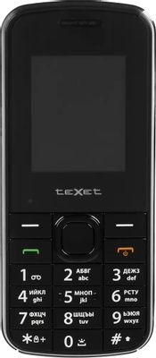 Сотовый телефон TeXet TM-103, черный – купить в Ситилинк | 317392