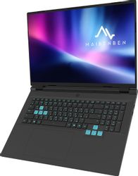 Ноутбук игровой MAIBENBEN X18A-R98957, 18", IPS, AMD Ryzen 9 8945HX, 16-ядерный, 24ГБ DDR5, 1ТБ SSD, NVIDIA GeForce RTX 5070 для ноутбуков - 8 ГБ, черный