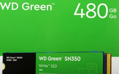 WD Green SN350 NVMe SSD WDS480G2G0C - SSD - 480 Go - PCIe 3.0 x4