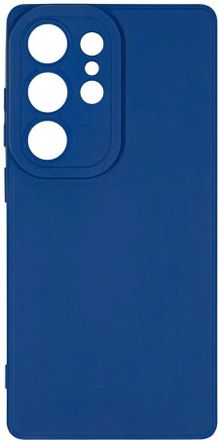 Чехол (клип-кейс) ZIBELINO TPU Matte, для Samsung Galaxy S25 Ultra, синий [ztmf-sam-s25-ul-pu-blu]
