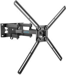 Изображение товара Кронштейн для телевизора Kromax CORBEL-9, 32-75", настенный, поворот и наклон,  титан [90593]