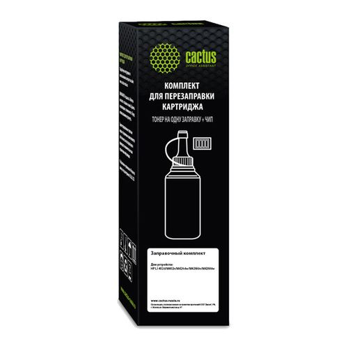 Тонер Cactus CS-RK-CF226A, для HP LJ M402d/M402n/M426dw/M426fdn/M426fdw, черный, 140грамм, флакон, чип