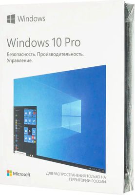 Операционная система Microsoft Windows 10 Pro, 32/64 bit, Rus, USB, BOX [hav-00105]