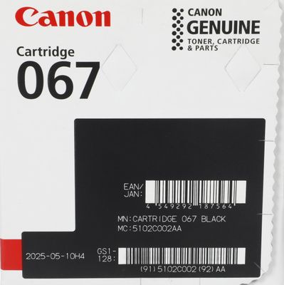 Картридж Canon 067BK, черный / 5102C002 – купить в Ситилинк | 2005288