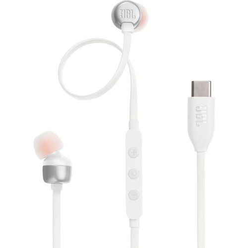 Наушники JBL Tune 310C, USB Type-C, внутриканальные, белый [jblt310cwht]