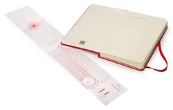 Блокнот Moleskine Art, 104стр, твердая обложка, красный