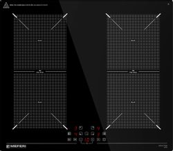 Индукционная варочная поверхность MEFERI Ultra MIH604BK, стеклокерамика, черный