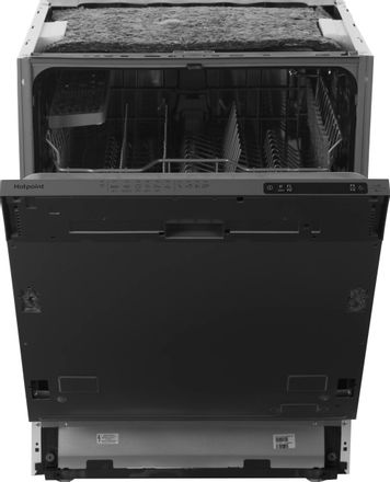 Встраиваемая посудомоечная машина HOTPOINT HI 4C66, полноразмерная, ширина 59.8см, полновстраиваемая, загрузка 14 комплектов