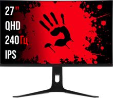 Изображение товара 27" Монитор BLOODY MN272Q, 2560x1440, IPS, 240Гц, 2хHDMI, 2хDP, темно-серый Изображение товара 27" Монитор BLOODY MN272Q, 2560x1440, IPS, 240Гц, 2хHDMI, 2хDP, темно-серый