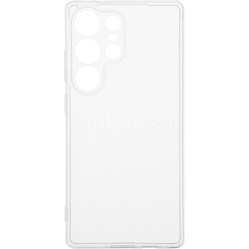 Чехол (клип-кейс) BORASCO Silicone Case, для Samsung Galaxy S25 Ultra, прозрачный [74435]