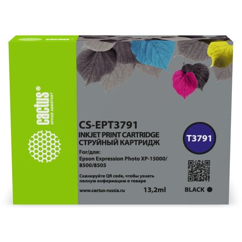 Картридж Cactus CS-EPT3791, 378XL, черный / CS-EPT3791
