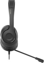 Гарнитура A4TECH Fstyler FH100U,  проводные, черный