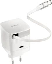 Изображение товара Сетевое зарядное устройство TTEC SmartCharger Duo GAN 65Вт USB-A USB-C белое