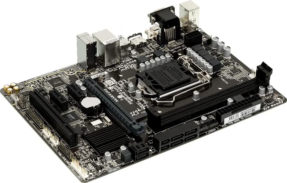 Gigabyte GA H170M HD3 DDR3 LGA 1151 Intel H170 mATX Ret 337316