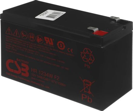 Аккумуляторная батарея CSB HR1234W F2 для ИБП, 12В, 9Ач