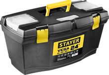 Изображение товара Ящик для инструментов Stayer 38105-21_z03 черный 58 литров пластиковый