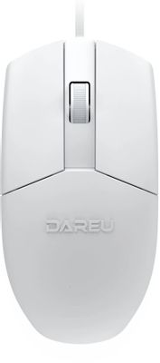 Мышь DAREU LM103, оптическая, проводная, USB, белый [lm103 white]