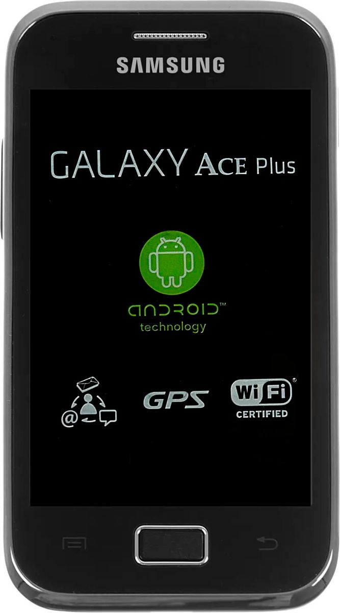 Отзывы на Смартфон Samsung Galaxy Ace Plus GT-S7500, синий в  интернет-магазине СИТИЛИНК (678537)