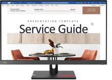 Изображение товара 23.8" Монитор Lenovo ThinkVision S24i-30,  1920x1080,  IPS,  100Гц,  1хHDMI,  черный и черный/красный [63dekat3uk]