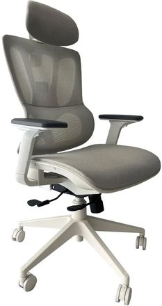 Кресло Cactus Cs-Chr-Mc02, сетка, до 120кг, топ-ган люкс, регулируемые 2D подлокотники, серый