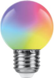 Упаковка ламп LED FERON E27, шар, 1Вт, 10 шт.